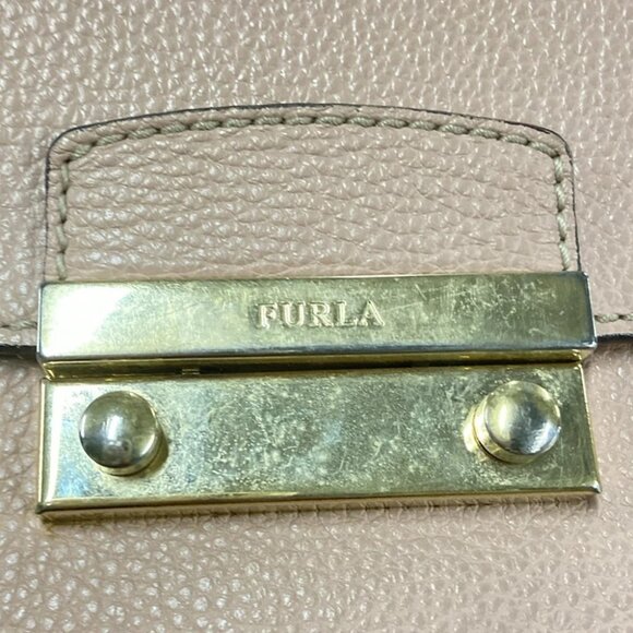 FURLA Julia - Pink Leather Handbag - Picture 10 of 10